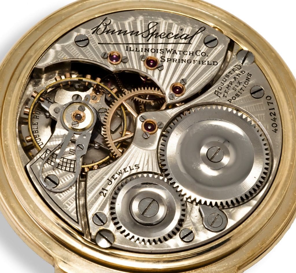 Роль підшипників з каменів у механізмах антикварних та вінтажних годинників 1 - WatchMuseum.org RR28ІллінойсБаннСпеціал54106