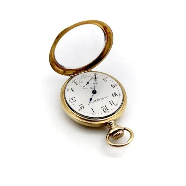 14K Gold Edwardian Elgin Ladies Pocket Watch 1904 3