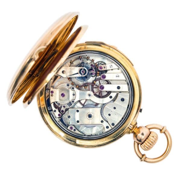 A S Railway Gold Minute Repeating Pocket Watch Presented to J.H. Ramsey 1865 5