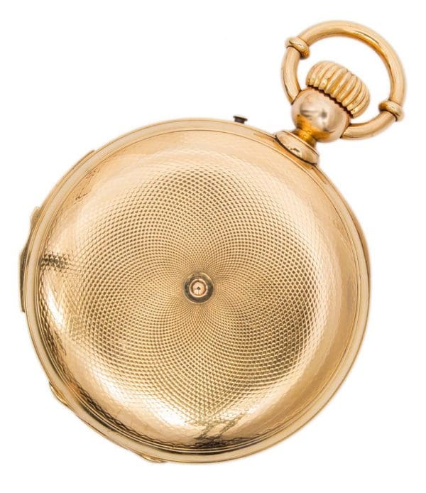 A S Railway Gold Minute Repeating Pocket Watch Presented to J.H. Ramsey 1865 6