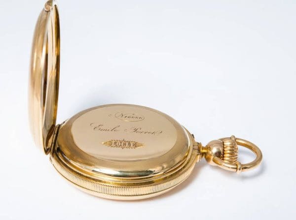 A S Railway Gold Minute Repeating Pocket Watch Presented to J.H. Ramsey 1865 7