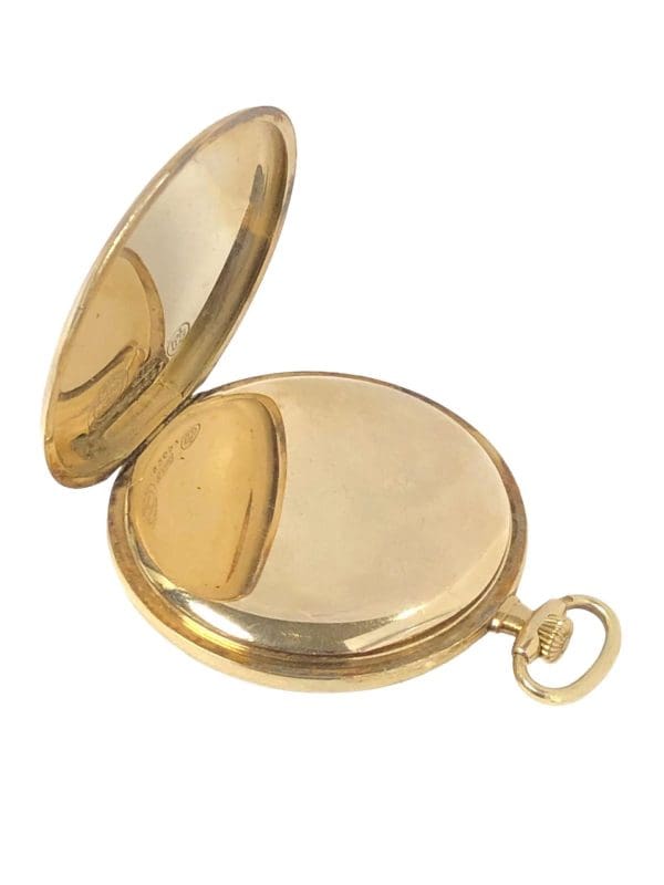A. Lange Sohne Glashutte Yellow Gold Pocket Watch 6