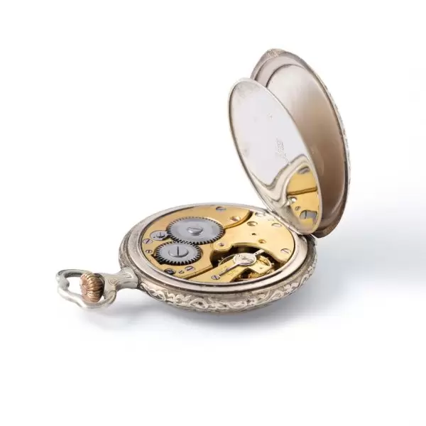 Antique Silver Pocket Watch. 4