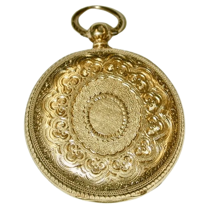 ビクトリア朝の 18ct 懐中時計、チェスターの刻印 - 1867 » Watch Museum: アンティーク & ヴィンテージ懐中時計 の世界を発見する