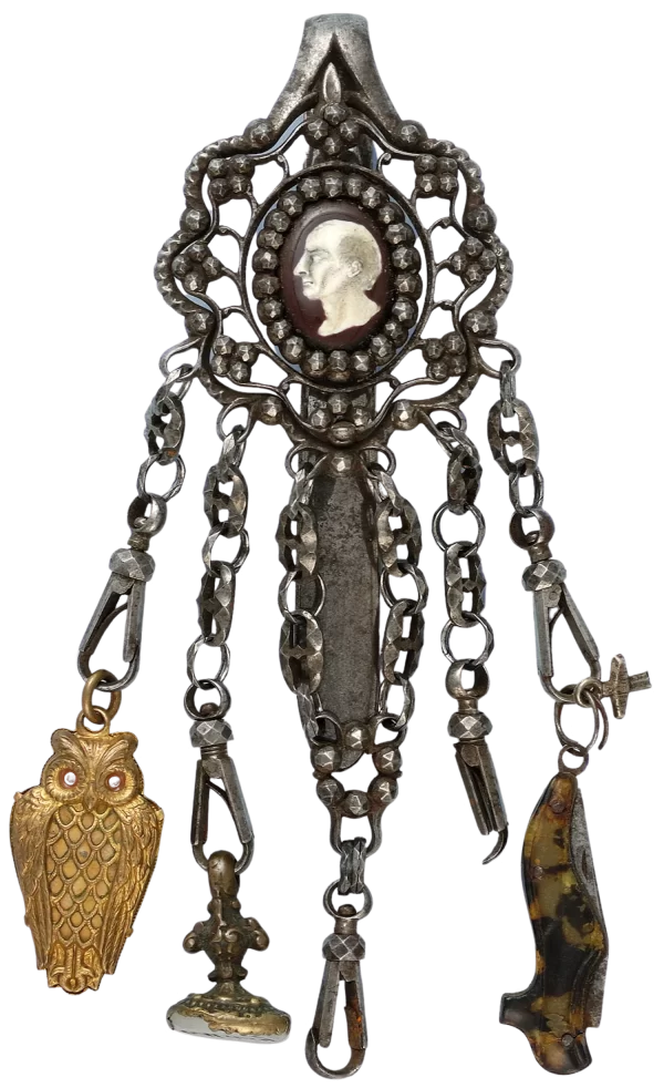 CUT STEEL CHATELAINE AND ACCESSORIES 1