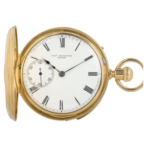 Charles Frodsham Rare 18ctGold Hunter Keyless Lever Minute Repeater Pocket Watch 1