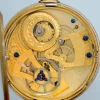 ENAMELLED SILVER GILT CHINESE MARKET POCKET WATCH 2
