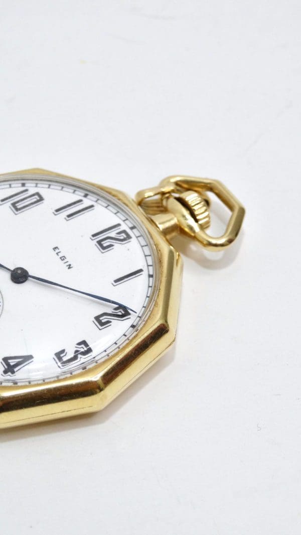 Elgin 14k Gold Pocket WatchPendant 3