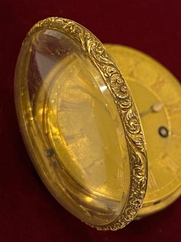 Fine V Rare John Pace of Bury London hallmarked c1827 18K Gold Pocket Watch 10