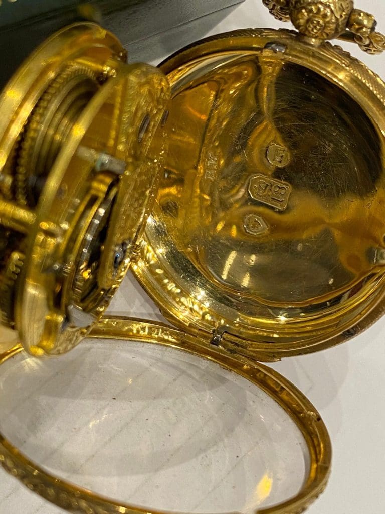 Fine V Rare John Pace of Bury London hallmarked c1827 18K Gold Pocket Watch 6