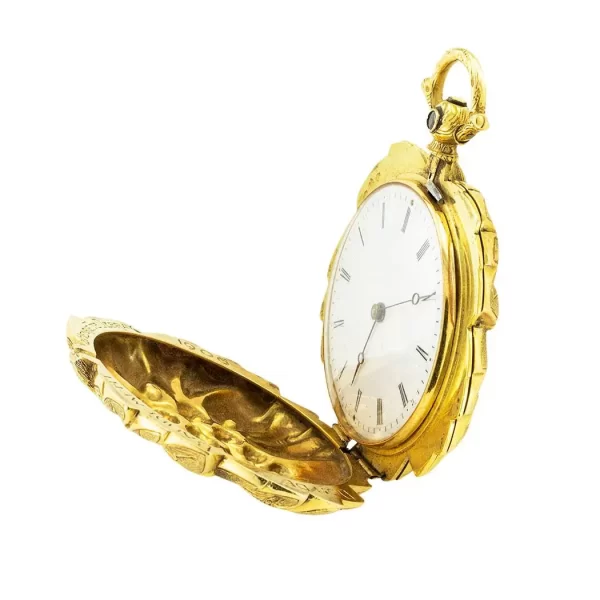 French Victorian Yellow Gold Locket Watch 5