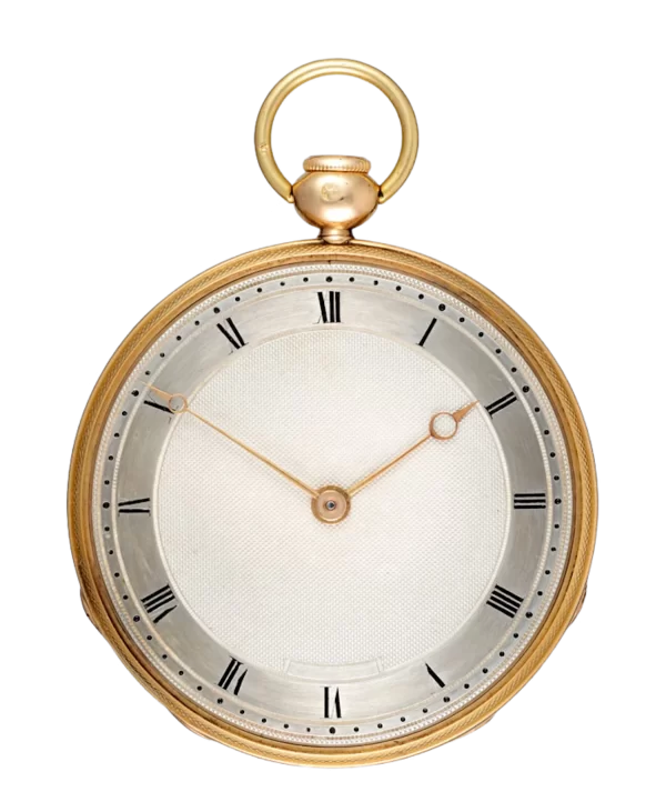 GOLD QUARTER REPEATING FRENCH CYLINDER POCKET WATCH 1