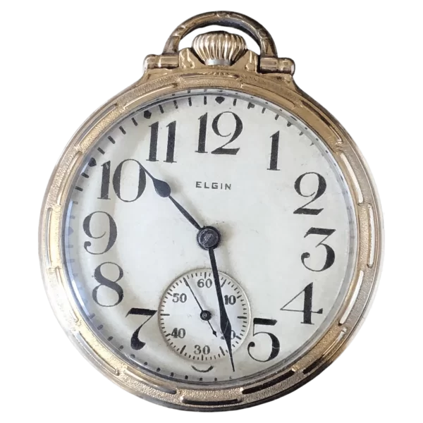 Gold Filled Elgin National Watch Co  1925 Pocket Watch 1 transformed