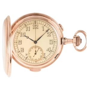 Карманные часы Invicta Hunter 14CT из розового золота с минутным репетиром и хронографом без ключа 1
