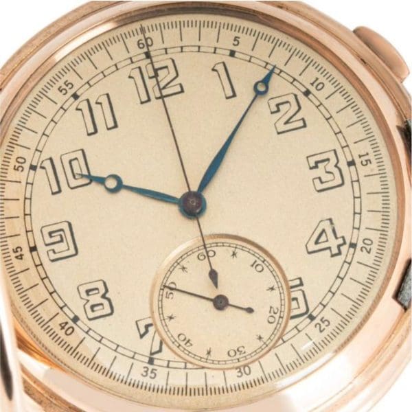 ساعة إنفيكتا هنتر 14 قيراط من الذهب الوردي دقيقة كرونوغراف متكررة بدون مفتاح للجيب 2