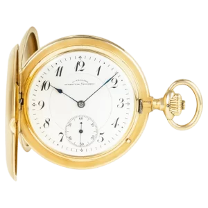J Assmann Glashutte Fine Keyless Lever Full Hunter Pocket Watch C1900 1 трансформований