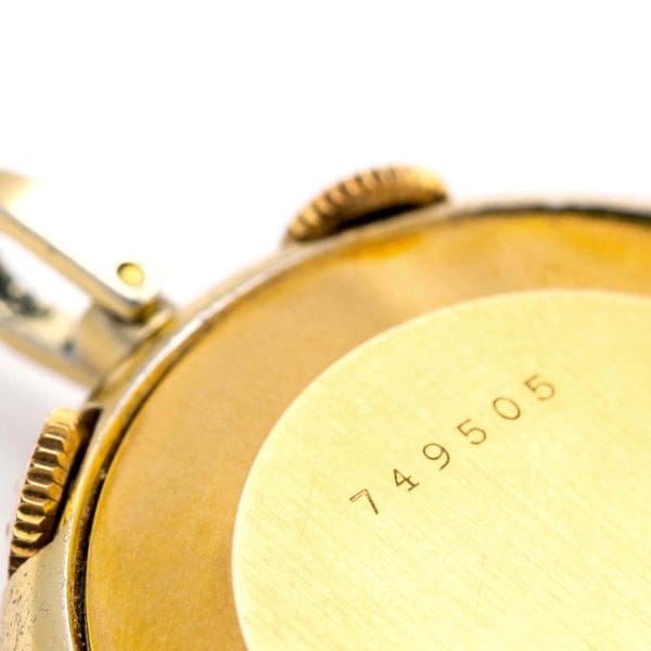 Jaeger LeCoultre. Gold plated metal pocket watch 13