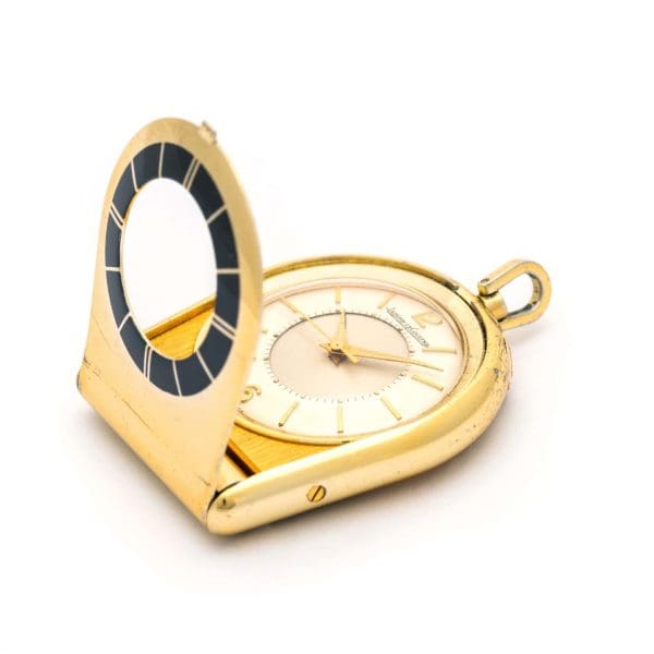 Jaeger LeCoultre. Gold plated metal pocket watch 8