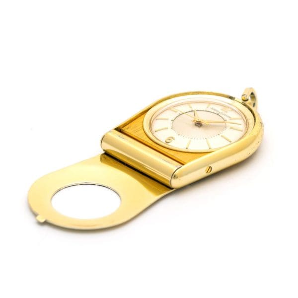 Jaeger LeCoultre. Gold plated metal pocket watch 9