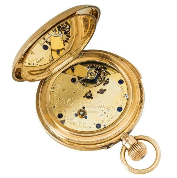 John Cashmore Yellow Gold Half Quarter Repeater Keyless Lever Pocket Watch C1893 5