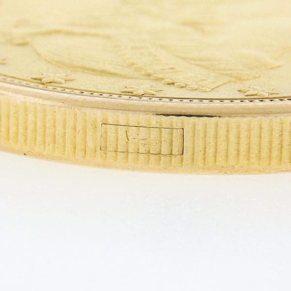 Mauboussin 18k Gold Hidden Pocket Watch in Double Eagle 20 Dollar Liberty Coin 9