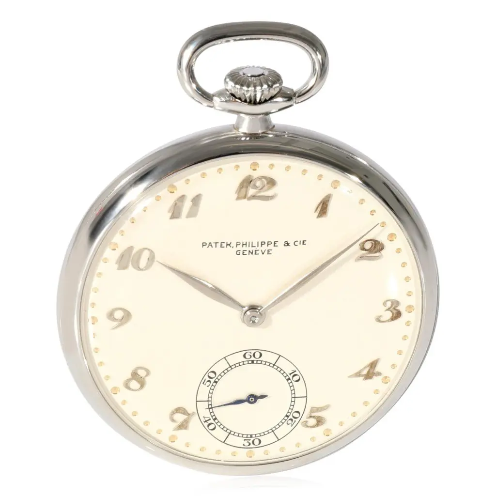 Patek Philippe Pocket Watch 618550 Pánské hodinky v nerezové oceli 4 Prominentní značky / výrobci kapesních hodinek z 19. / 20. století: Watch Museum února 2025