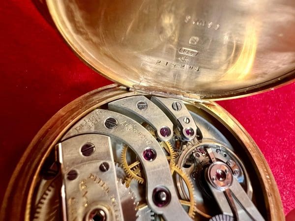 Patek Philippe XIX Century Open Face 18k Gold Pocket Watch 11