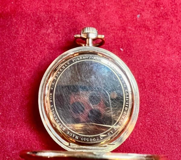 Patek Philippe XIX Century Open Face 18k Gold Pocket Watch 3