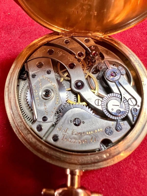 Patek Philippe XIX Century Open Face 18k Gold Pocket Watch 9