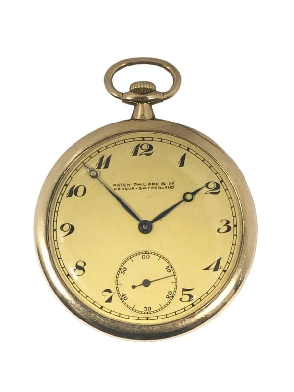 Patek Philippe Yellow Gold 1920s Pocket Watch 3
