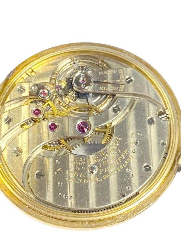 Patek Philippe Yellow Gold 1920s Pocket Watch 5