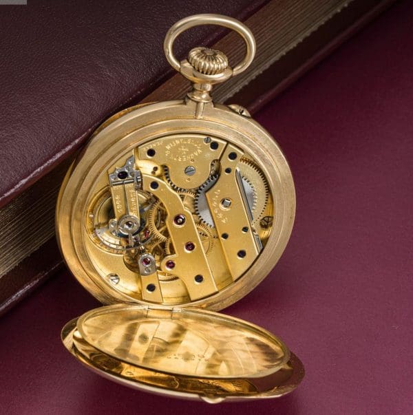 Rare Vacheron Constantin 18CT Gold Keyless Lever Open Face Pocket Watch C1920s 4