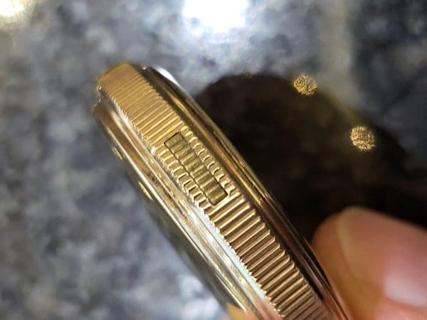 Rare Vintage Ebel Gold Plated Pocket Watch 9
