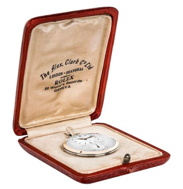Rolex Prince Imperial Observatory Quality Bi Colour Gold Dress Pocket Watch 1930 6