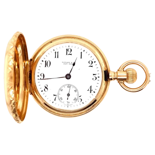Tiffany Co. Gold Pocket Watch 1 1