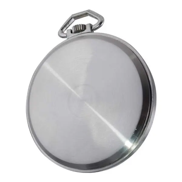 Tissot Steel Round Art Deco Pocket Watch with Original Dial from 1930s 10