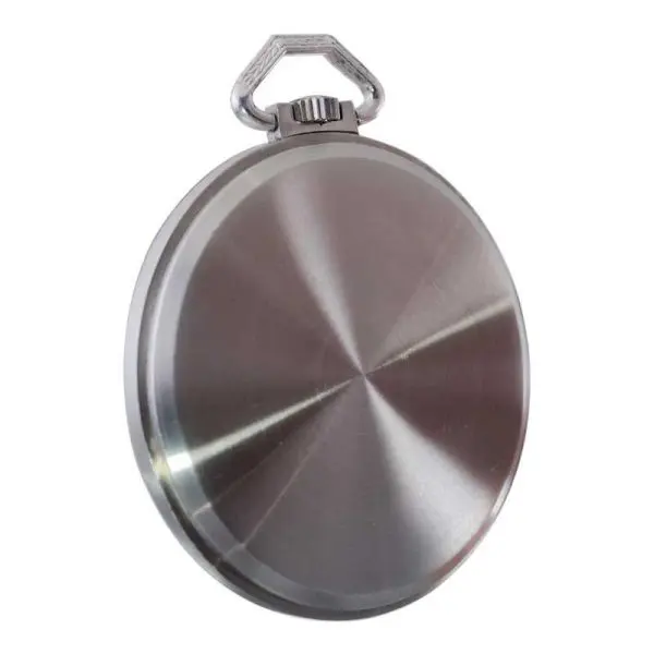 Tissot Steel Round Art Deco Pocket Watch with Original Dial from 1930s 13