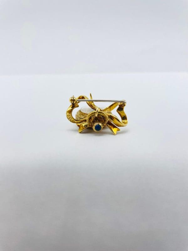 Unique Ebel Brooch Watch 18k Yellow Gold 6