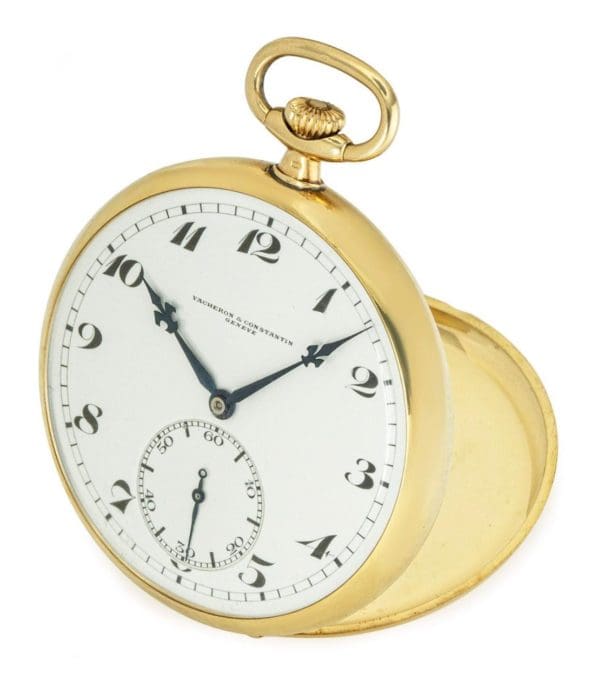 Vacheron Constantin 18ct Yellow Gold Keyless Lever Dress Pocket Watch C1920s 2