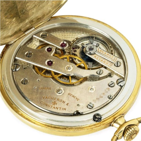 Vacheron Constantin 18ct Yellow Gold Keyless Lever Dress Pocket Watch C1920s 4