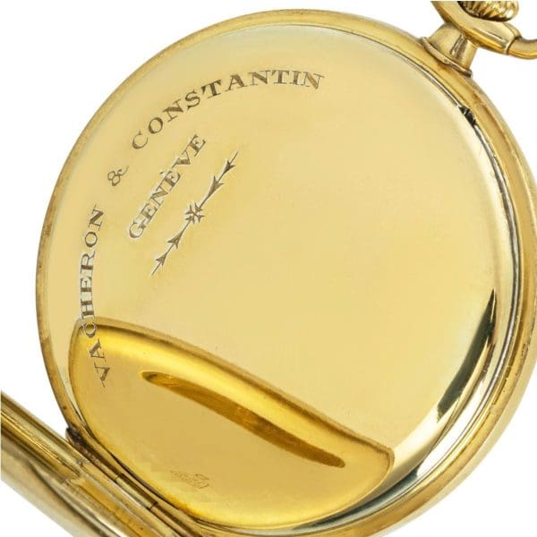 Vacheron Constantin 18ct Yellow Gold Keyless Lever Dress Pocket Watch C1920s 5