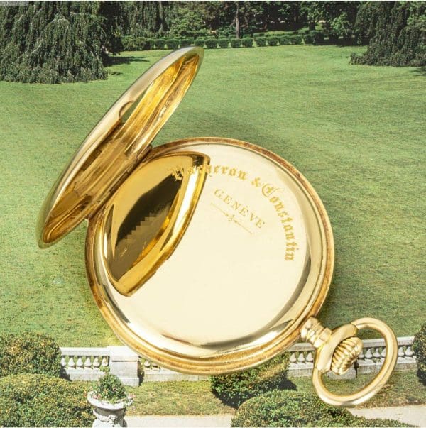 Vacheron Constantin Chronometer Royal 18CT Gold Keyless Lever Pocket Watch C1920 4