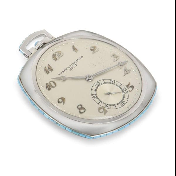 Vacheron Constantin Rock Crystal Turquoise Pocket Watch 3