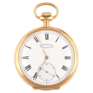 Vacheron Constantin  a Fine and Large Yellow Gold Open Face Keyless Pocket Watch 1 transformed
