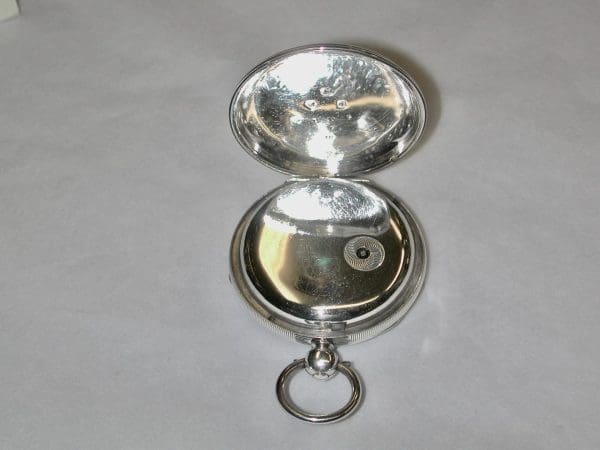 Victorian Silver Pocket Watch Dated 1862 Assayed in London 3