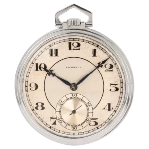 Longines Longines نادر ART DECO DECO SLIM WARCELESS WACK JOBED 18CT طلای سفید 1