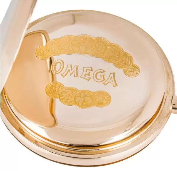 Vintage Omega Rose Gold Keyless Lever Full Hunter Pocket Watch C1900 4