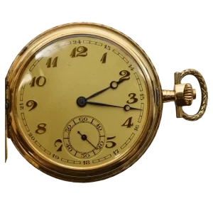 Vintage 14K Yellow Gold Vogt Pocket Watch 1 transformed