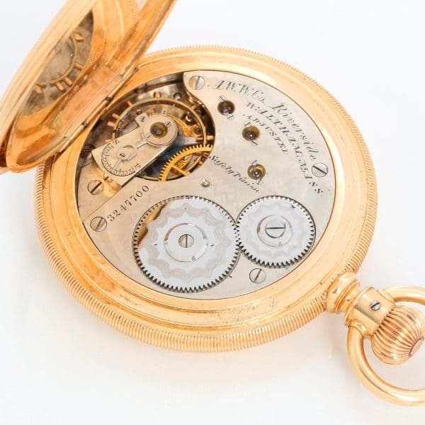 Waltham Presidential Presentation Model 1872 18K Yellow Gold Pocket Watch 4