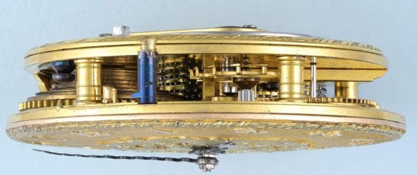 GOLD ENGLISH CYLINDER WITH GOLD DIAL 6